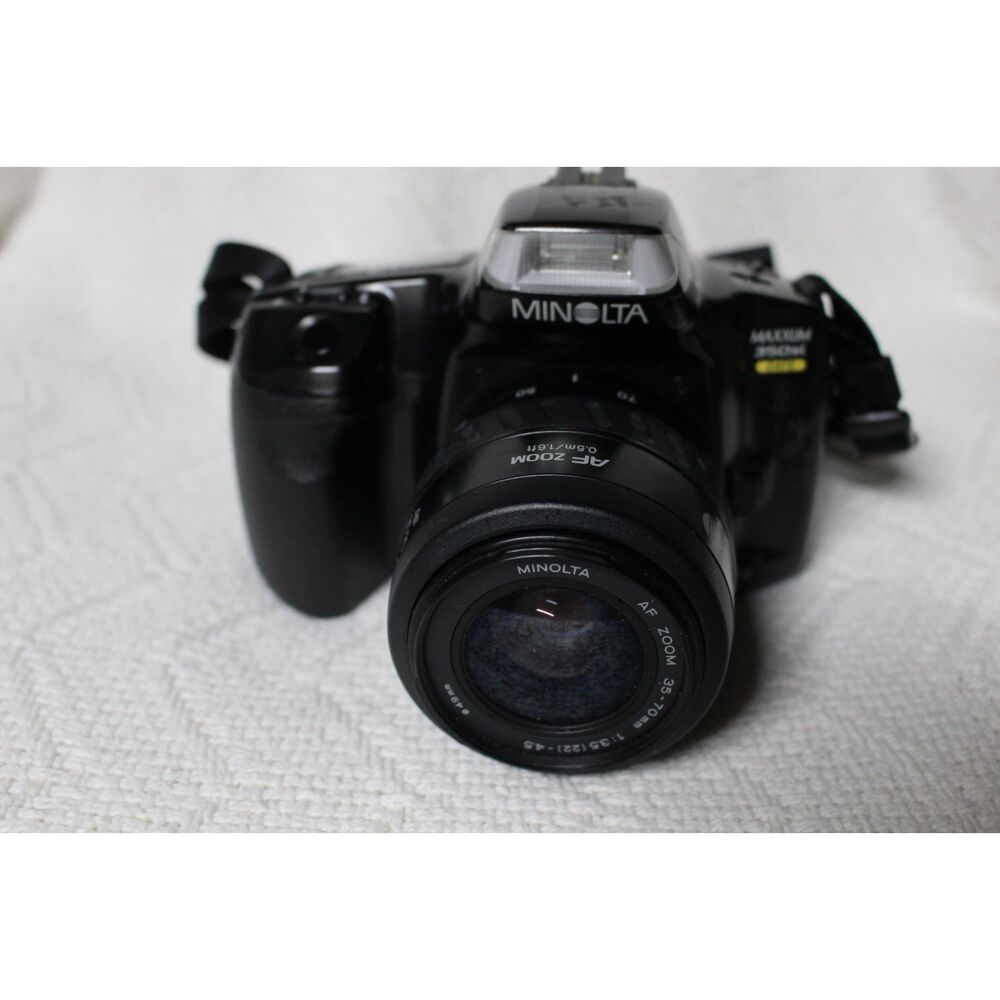 Minolta Maxxum 350si 35mm AF 35-70 mm Lens & Strap(Pre-Owned)(Tested Works)
